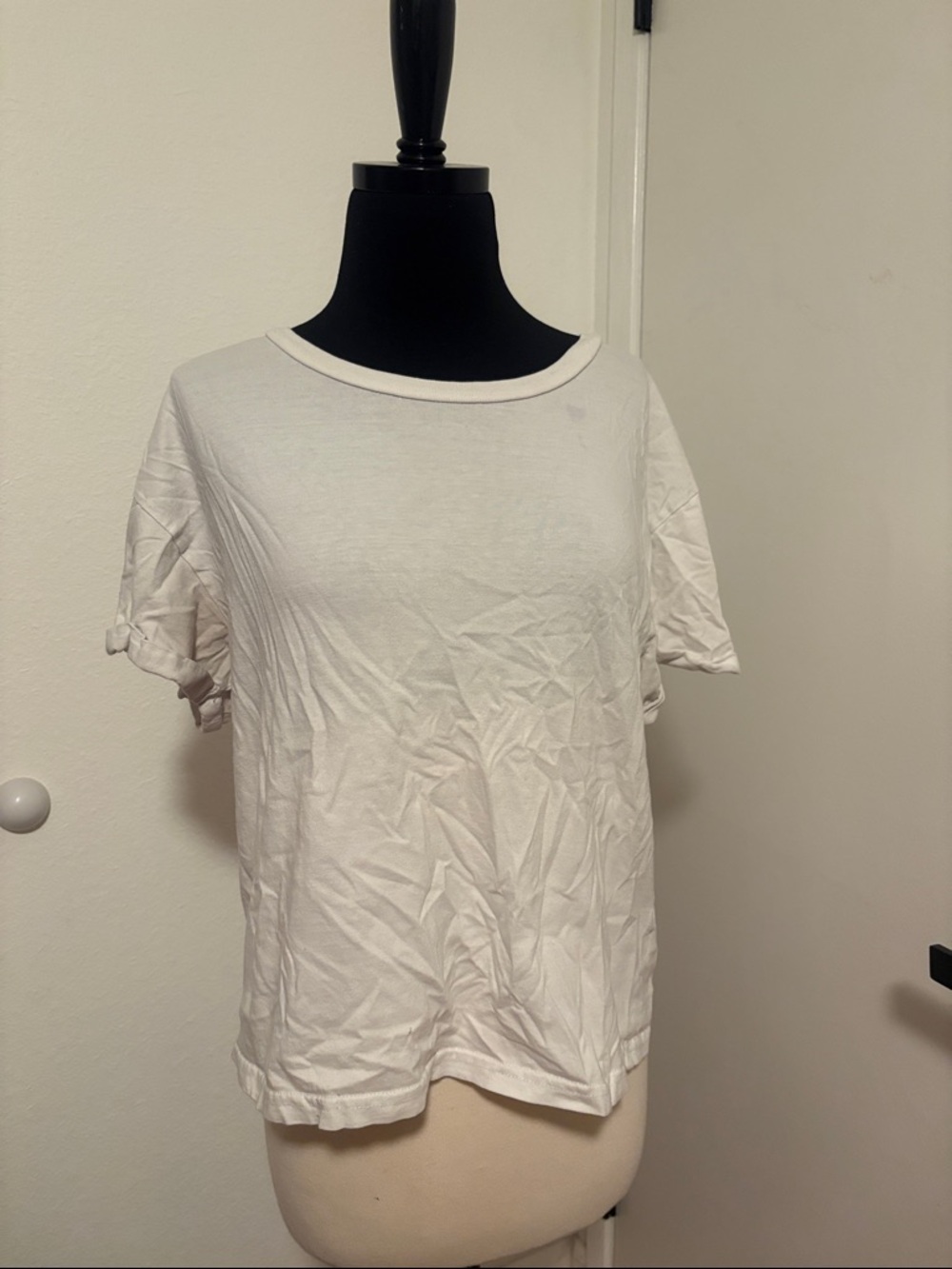Glassons White Short Sleeve Crew Tee